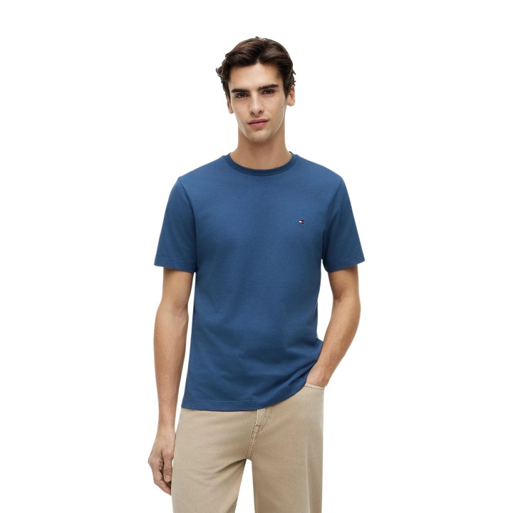 Tommy Hilfiger camiseta de hombre azul claro MW0MW39995 vista frontal
