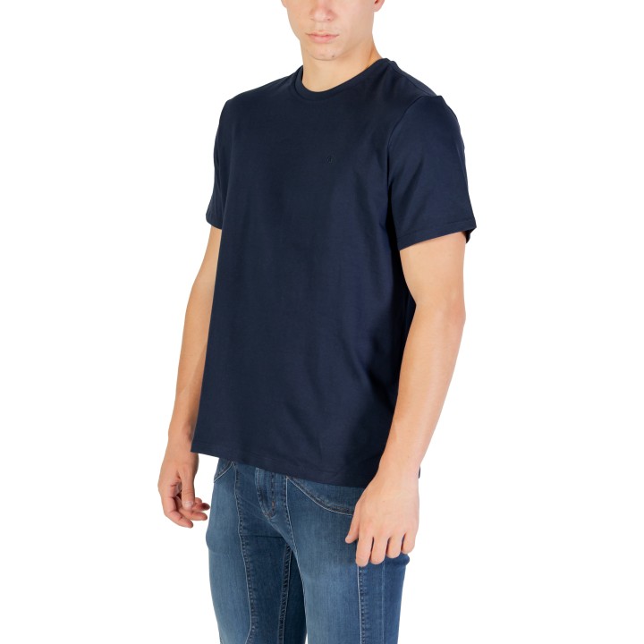 Camiseta de hombre Calvin Klein Jeans azul SS Classic Monogram LV04RD254G tres cuartos