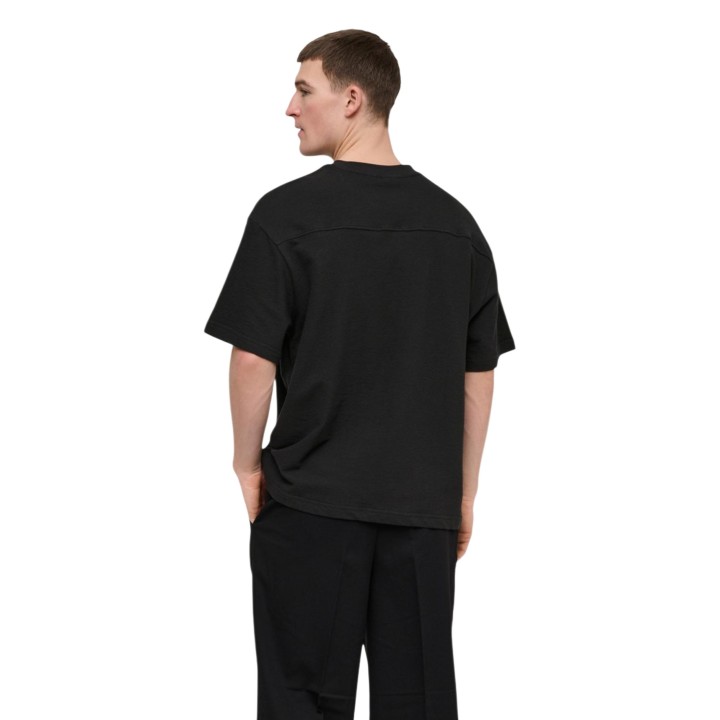 Only & Sons camiseta de hombre negra Onslenny Ovz vista posterior