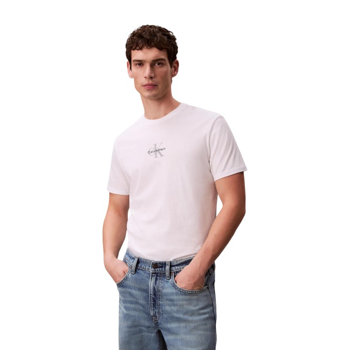 Camiseta blanca de hombre Calvin Klein Jeans LV04RB866G vista frontal