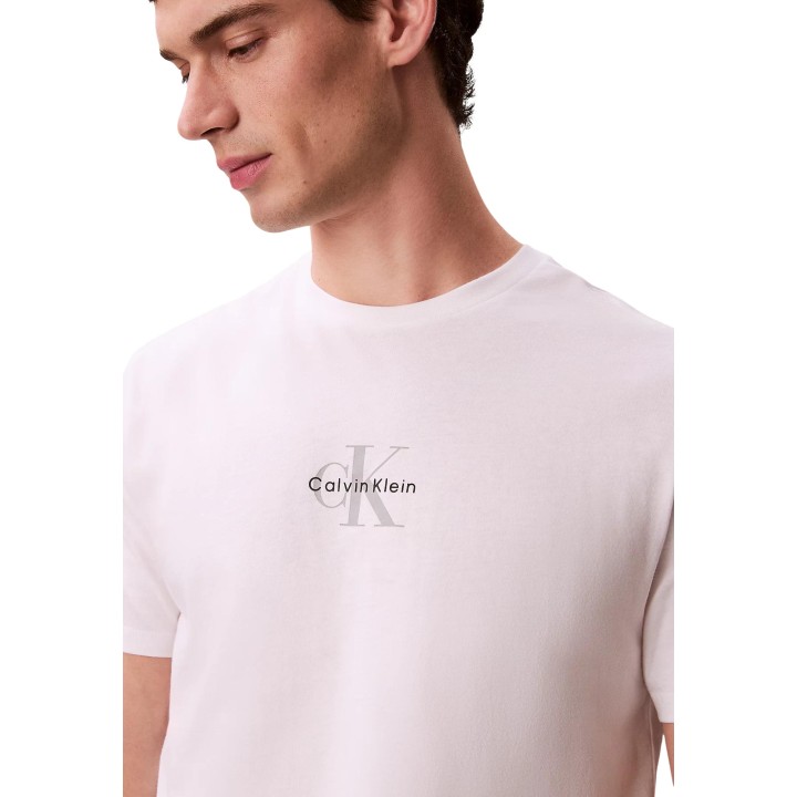 Camiseta blanca de hombre Calvin Klein Jeans LV04RB866G vista posterior