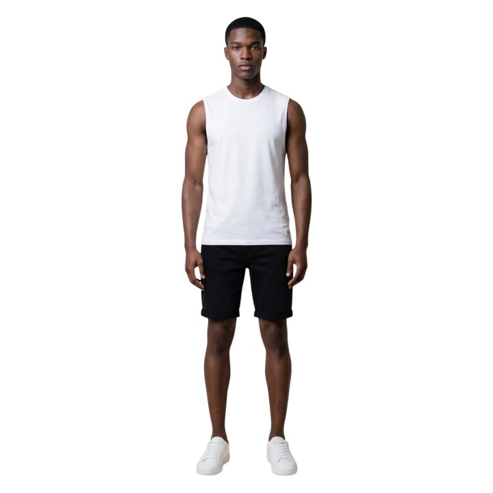 Calvin Klein Jeans camiseta blanca de hombre LV04RF273G vista frontal completa