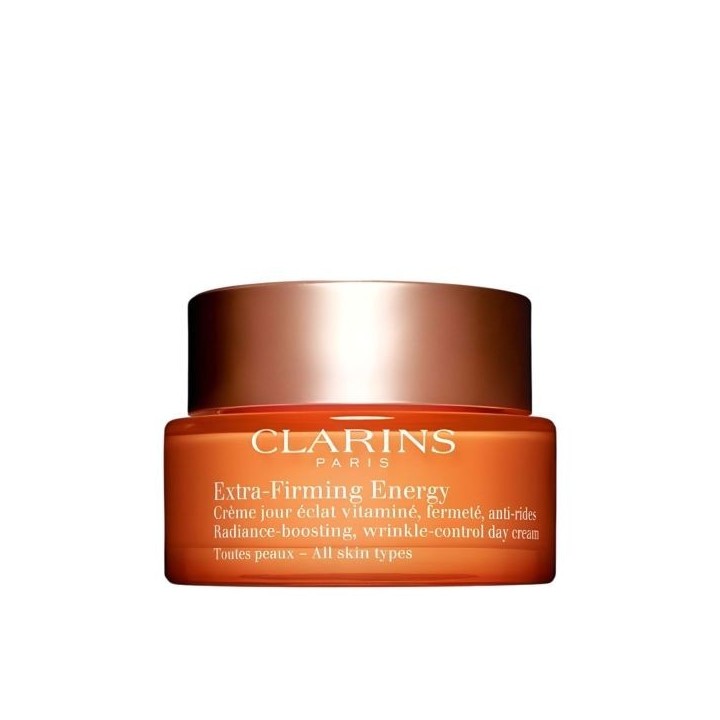Clarins crema de dia antiedad tarro naranja vista frontal