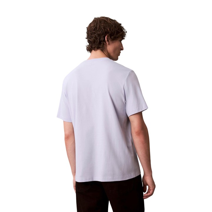Calvin Klein Jeans camiseta de hombre azul claro vista posterior
