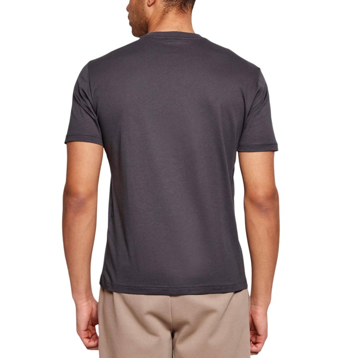 Camiseta gris EA7 de hombre vista posterior
