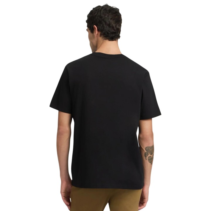 Camiseta Replay de hombre negra vista posterior