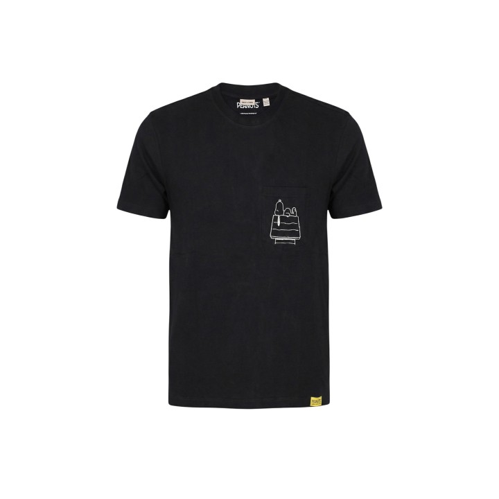 Only & Sons camiseta de hombre negra 22038044 en detalle frontal