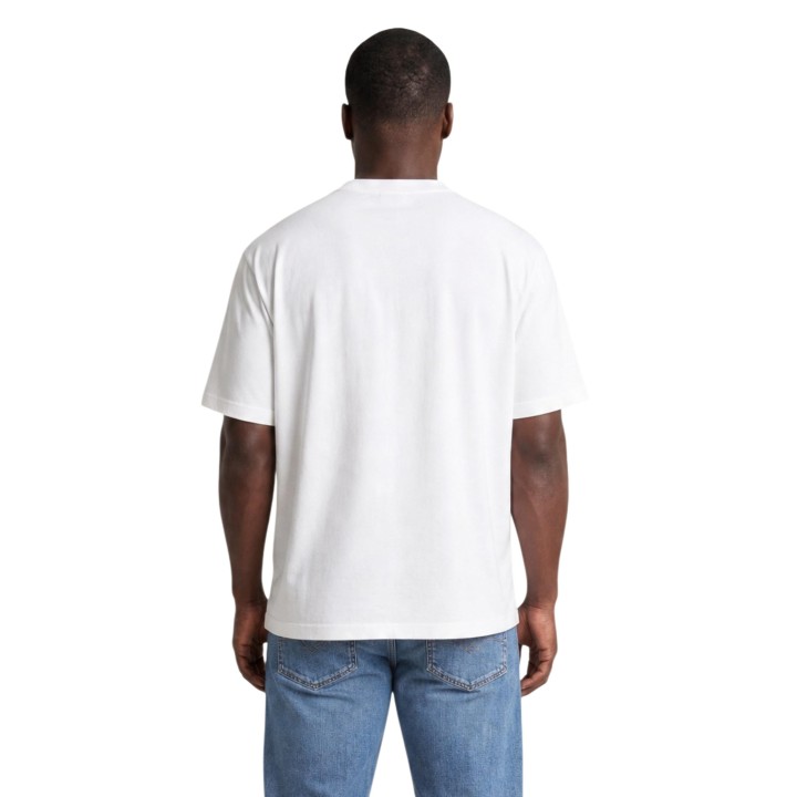 Calvin Klein Jeans camiseta blanca de hombre LV04RG220G detalle posterior