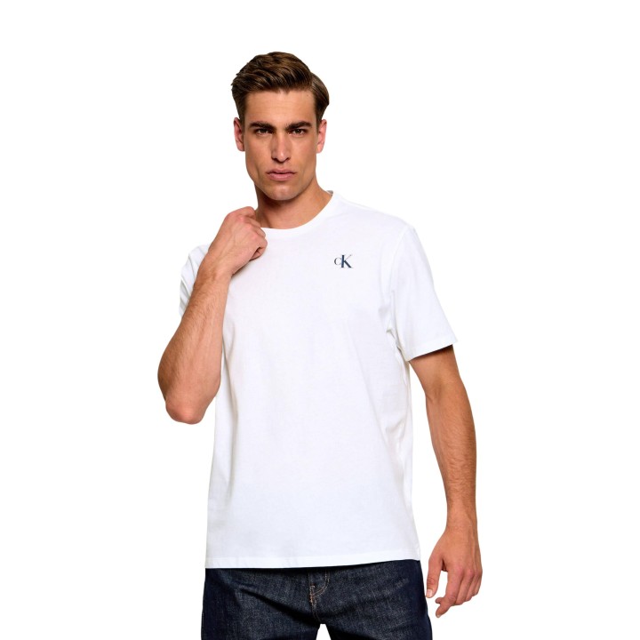 Camiseta blanca de hombre Calvin Klein Jeans LV04RH815G vista frontal