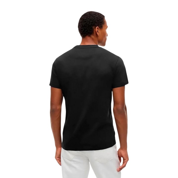 Camiseta negra de hombre Tommy Hilfiger Jeans DM0DM23715 vista posterior