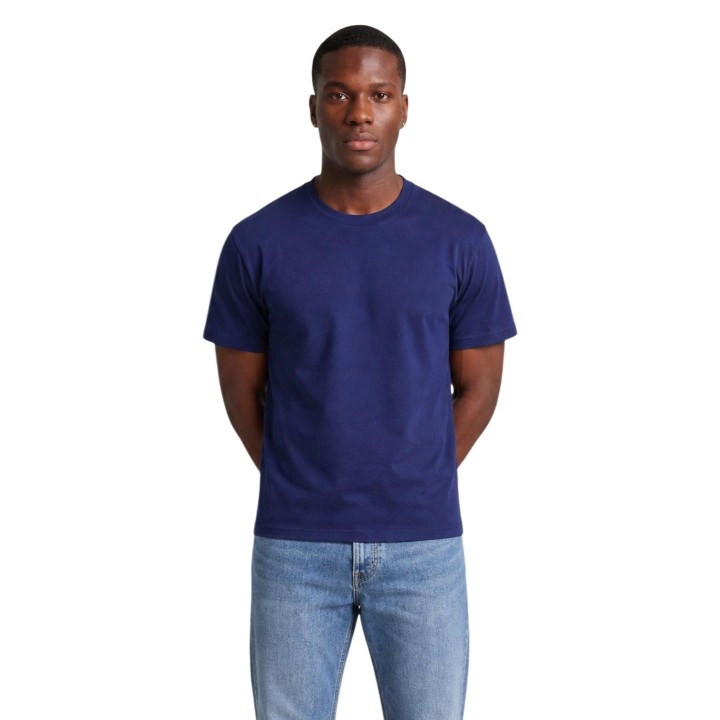 Camiseta de hombre Hydra Clothing azul marino vista frontal