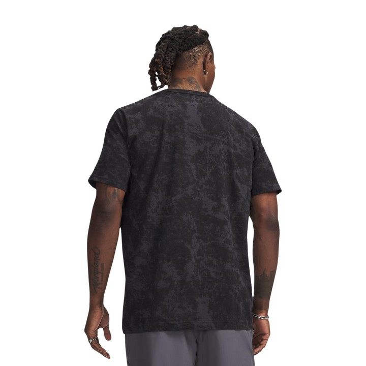 Under Armour camiseta de hombre negra UA M Icon SS Novelty vista posterior