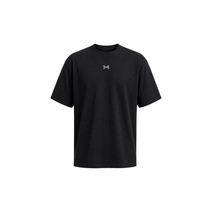 Under Armour camiseta negra de hombre 77-6013618 en vista frontal