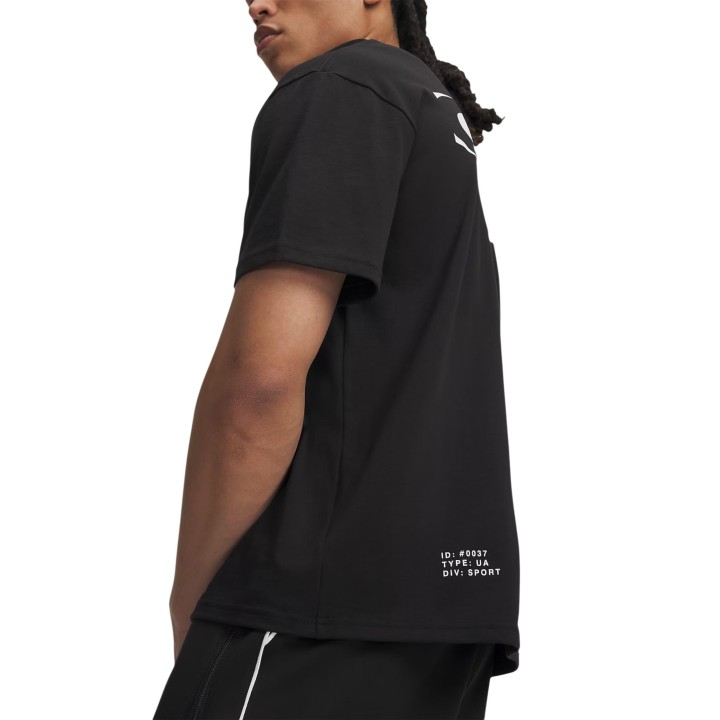 Camiseta Under Armour de hombre negra UA M HWT ECHO vista lateral