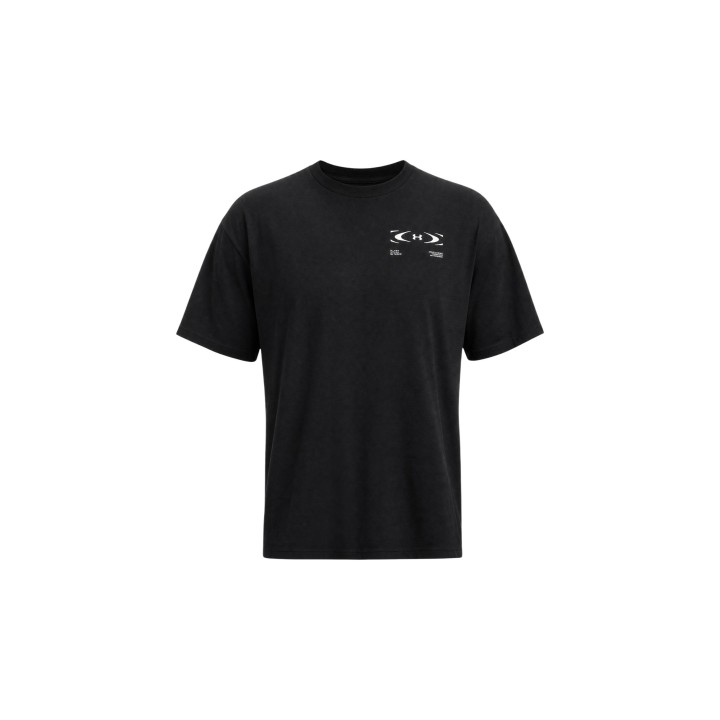 Camiseta Under Armour de hombre negra UA M HWT ECHO vista frontal