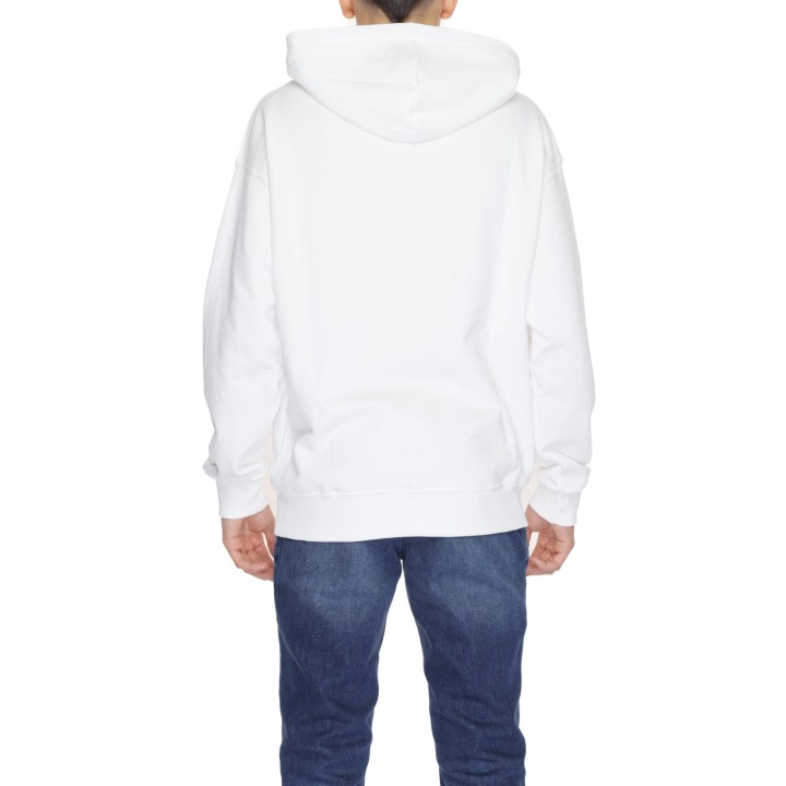 Sudadera Underclub para hombre blanca con capucha 24EUC80080 vista posterior