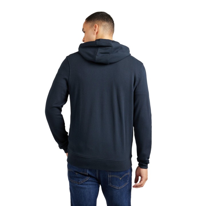 Refrigiwear ML420TON sudadera azul de hombre con capucha vista posterior
