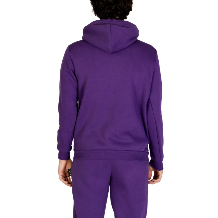Icon sudadera con capucha para hombre violeta vista posterior