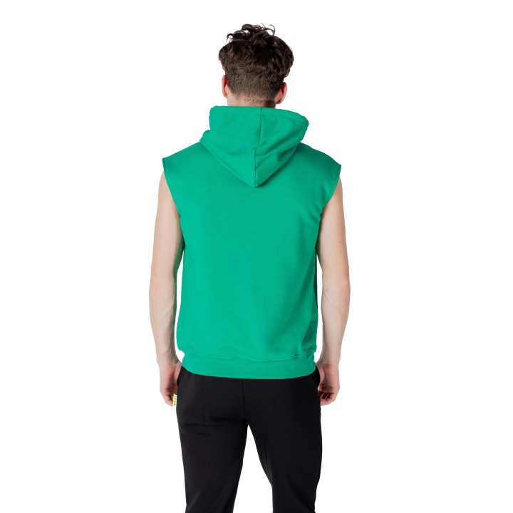 Icon sudadera de hombre verde ICUS2S5F020 vista posterior