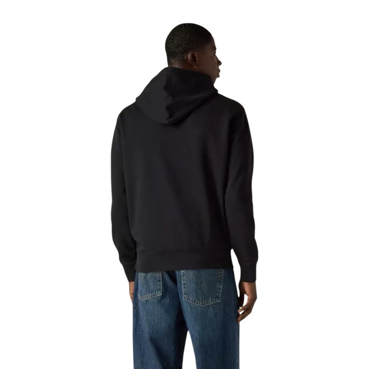 Levi's® sudadera negra para hombre con capucha vista posterior
