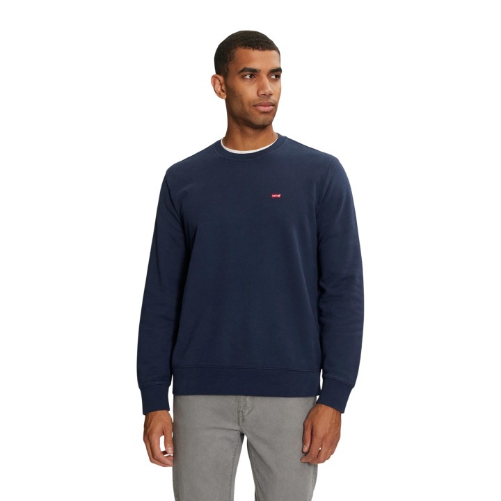 Sudadera Levi's para hombre azul 35909-0001 vista frontal de tres cuartos
