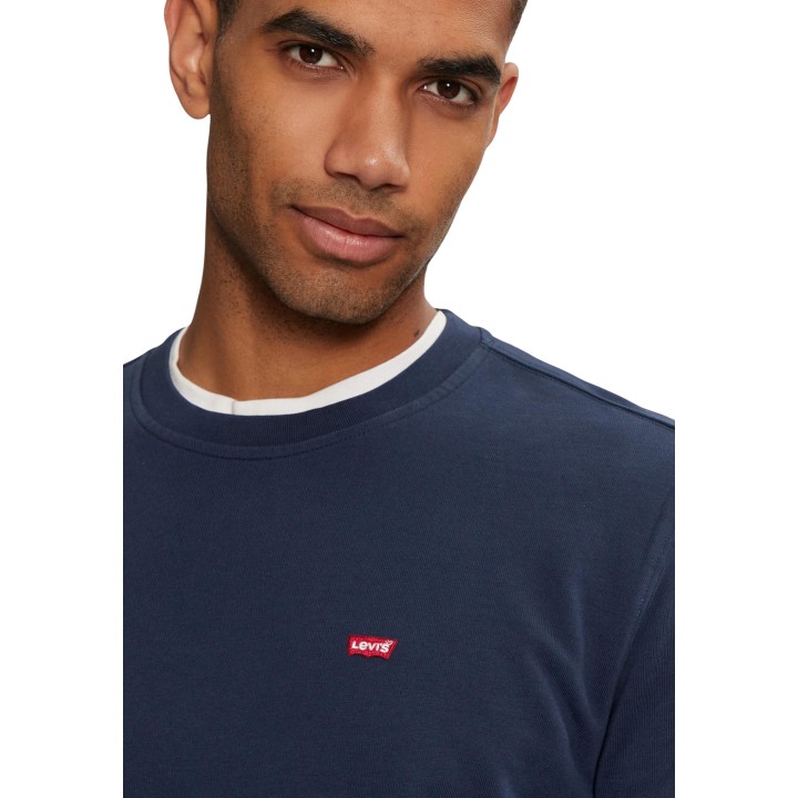 Detalle frontal de sudadera Levi's para hombre azul 35909-0001