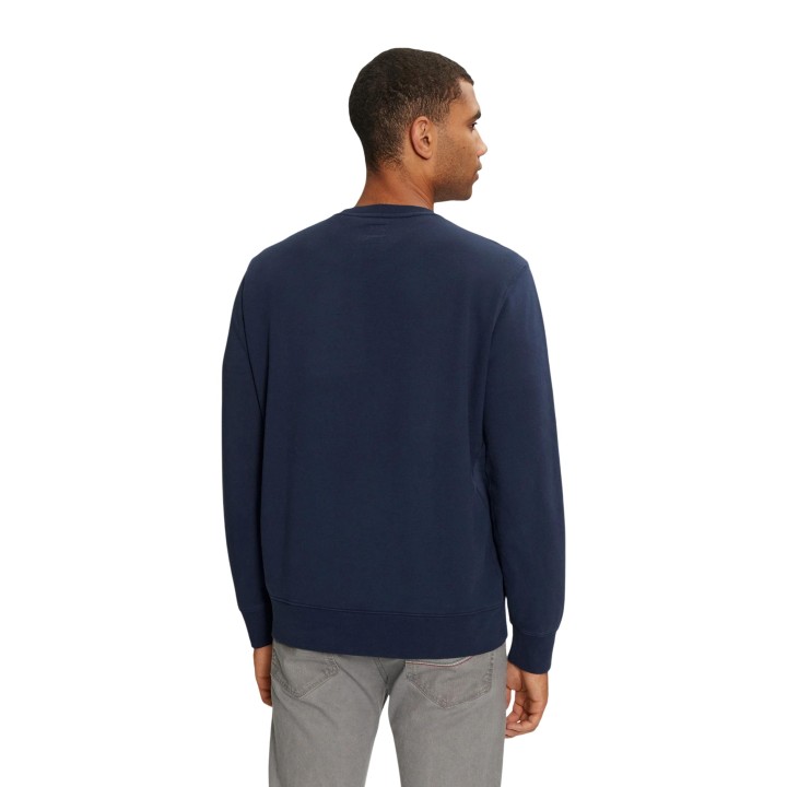 Sudadera Levi's para hombre azul 35909-0001 vista posterior de tres cuartos