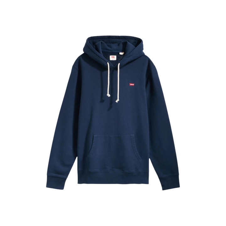 Sudadera de hombre Levi's azul con capucha New Original Hoodie Dress Blues vista frontal
