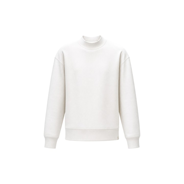 Sudadera blanca Calvin Klein Jeans para hombre J30J326134 detalle frontal