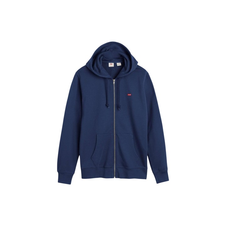 Levi's sudadera azul de hombre The Original HM Zip Up vista frontal