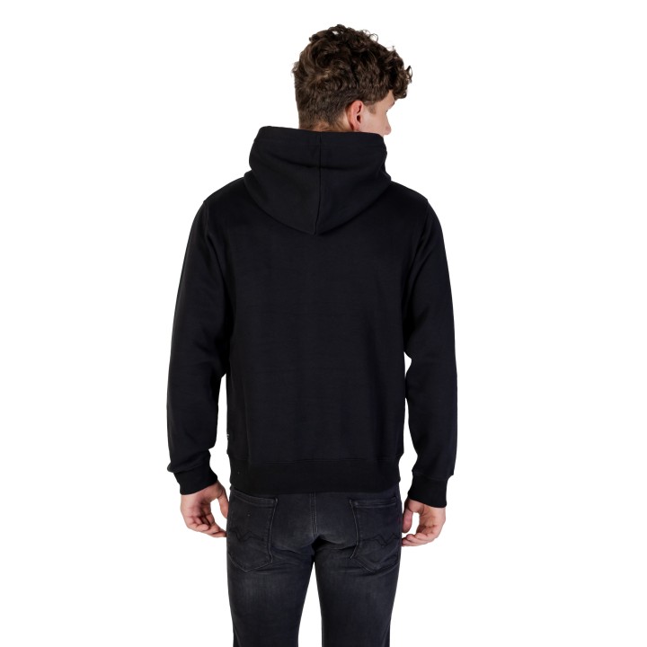 Sudadera Replay negra para hombre con capucha M3104.000.23832 vista posterior