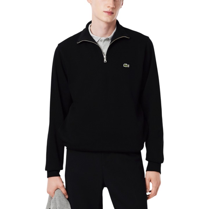 Sudadera de hombre Lacoste SH1927-00 negra vista frontal