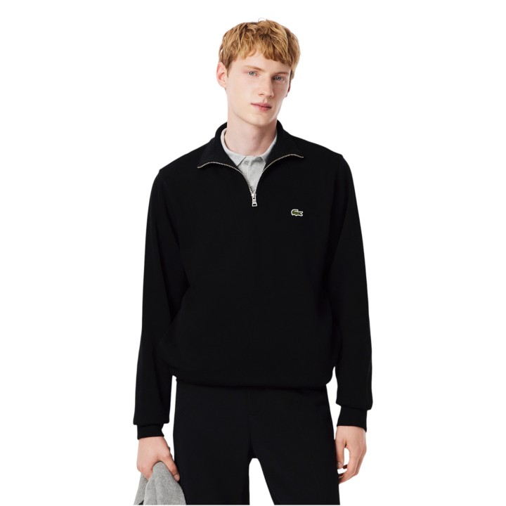 Sudadera de hombre Lacoste SH1927-00 negra vista frontal