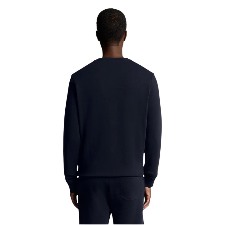 Sudadera Lyle & Scott de hombre azul oscuro ML1131V vista posterior