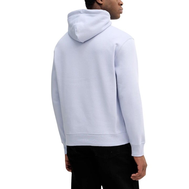 Sudadera de hombre Calvin Klein Jeans LV04RE251G lila con capucha vista posterior