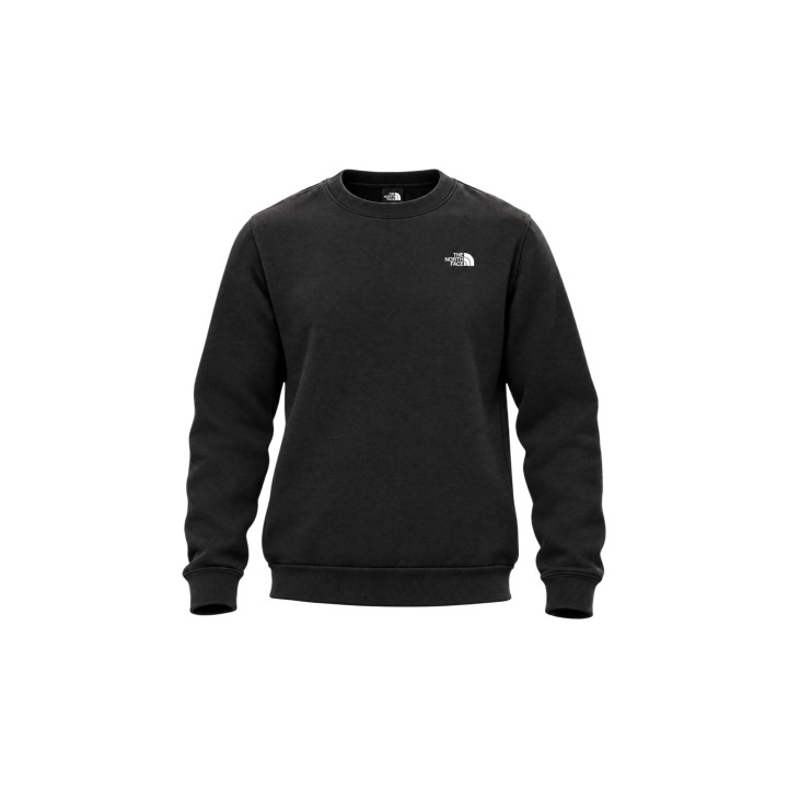 The North Face sudadera de hombre negra M EVO SD REG CREW vista frontal