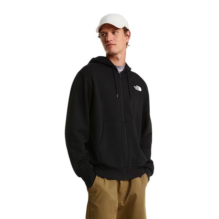 Sudadera The North Face de hombre negra con capucha vista frontal