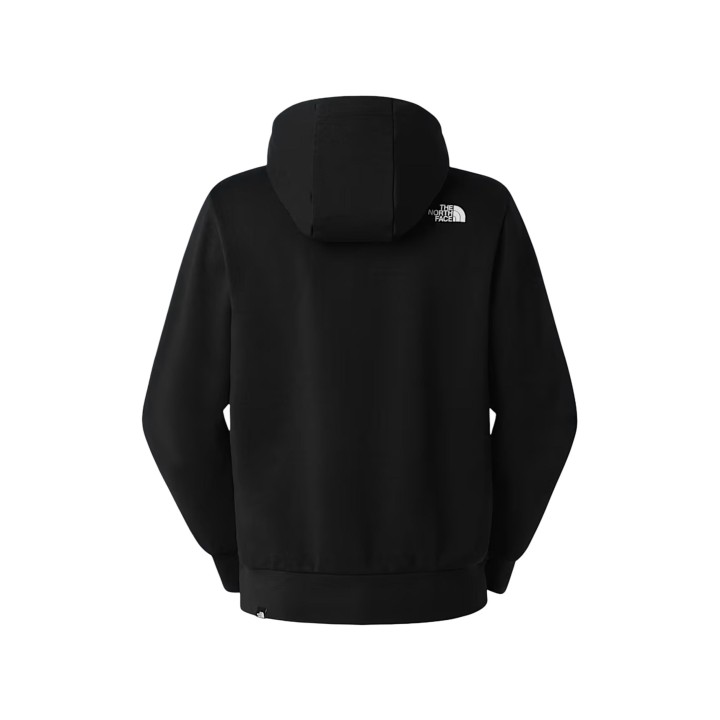 Sudadera The North Face de hombre negra con capucha vista posterior