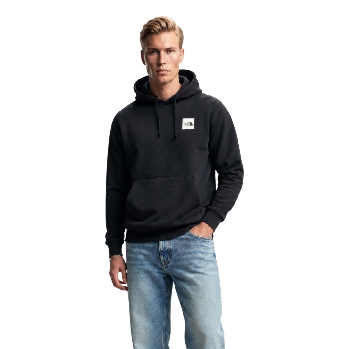 The North Face sudadera de hombre negra con capucha vista frontal