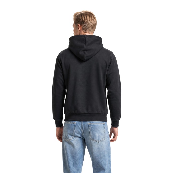 The North Face sudadera de hombre negra con capucha vista posterior