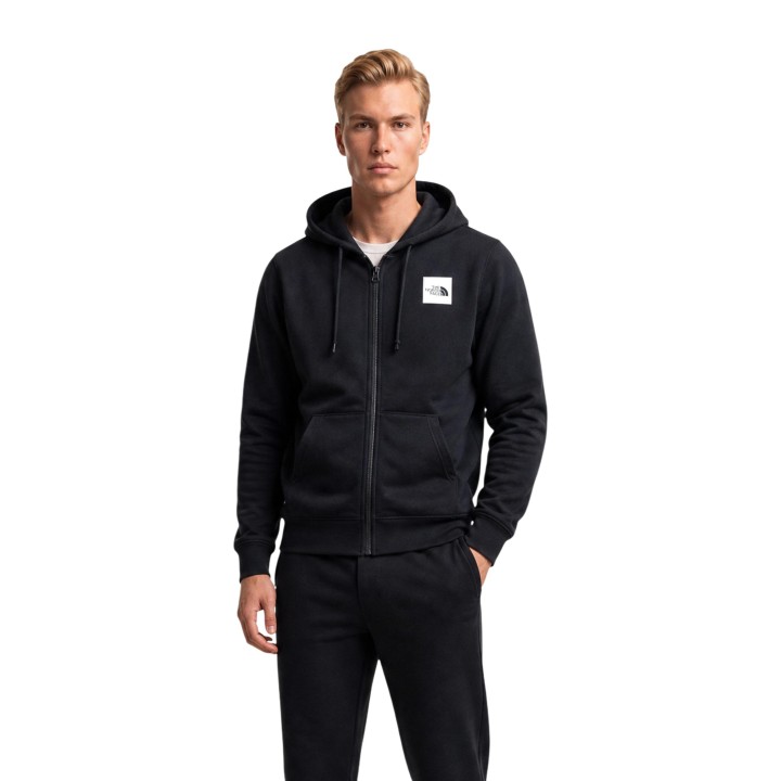 The North Face sudadera de hombre negra con capucha vista frontal modelo NF0A8JAZ