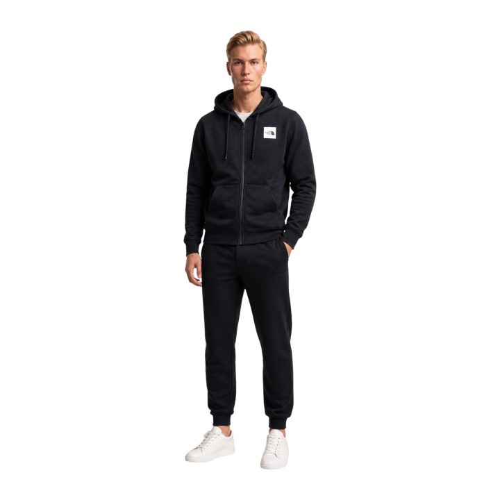The North Face sudadera de hombre negra con capucha vista frontal modelo NF0A8JAZ