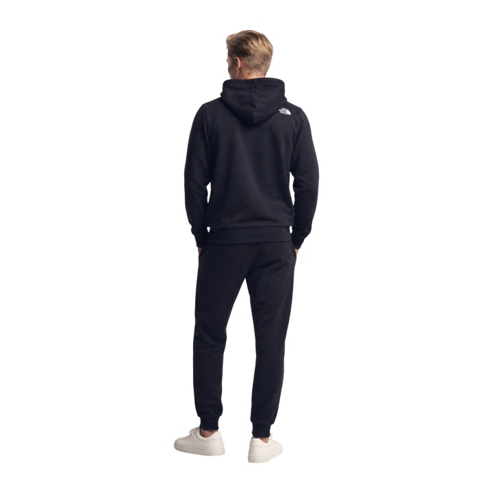 The North Face sudadera de hombre negra con capucha vista posterior modelo NF0A8JAZ