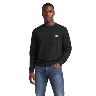 Sudadera negra de hombre Calvin Klein Jeans LV04RG268G vista frontal