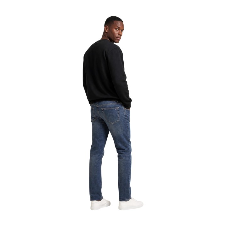 Sudadera negra de hombre Calvin Klein Jeans LV04RG268G vista posterior