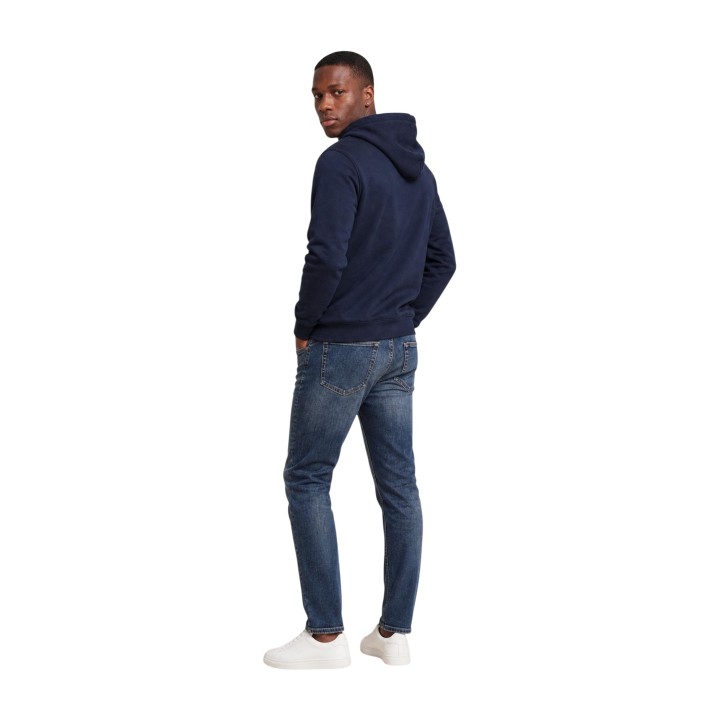 Sudadera de hombre Calvin Klein Jeans azul LV04RG279G vista tres cuartos posterior