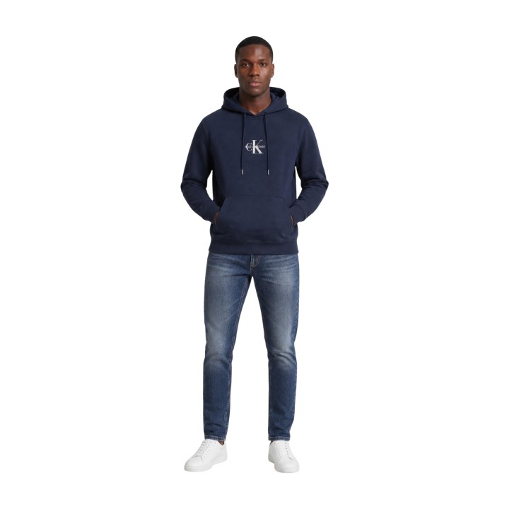 Sudadera de hombre Calvin Klein Jeans azul LV04RG279G vista frontal completa