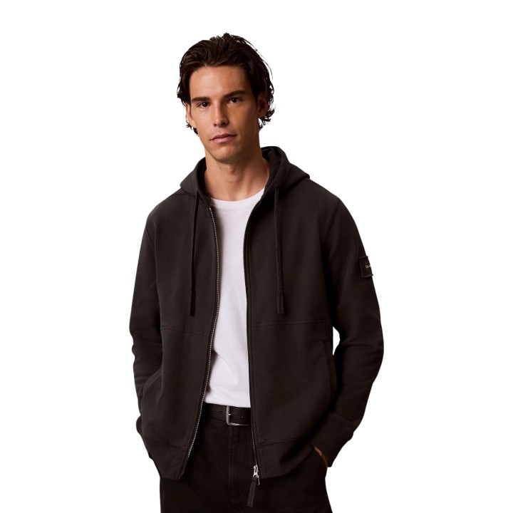 Sudadera de hombre Calvin Klein Jeans LV04RJ202G color antracita vista frontal