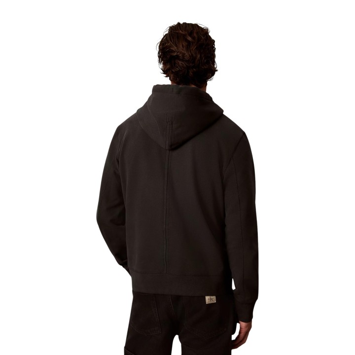 Sudadera con capucha de hombre Calvin Klein Jeans LV04RJ202G antracita vista posterior