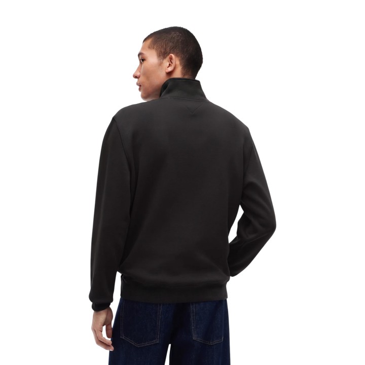 Sudadera negra Tommy Hilfiger Jeans para hombre vista posterior